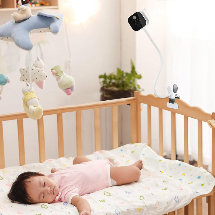 Mobile Halterung für Babybett, Multifuntional 68cm Mobile Halter Wickeltisch, Flexibel Klammernhalte