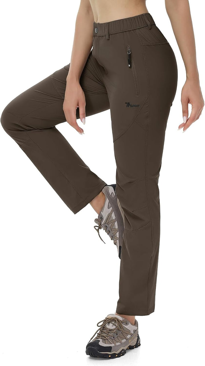 donhobo Damen Outdoor Wanderhose Quick Dry Campinghose Ultraleichter Verschleissfester UV-Schutz Atm