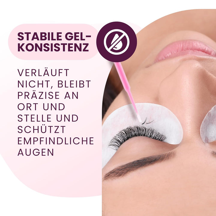 Wimpanista® Lash Remover Gel für die Wimpernverlängerung. Entferner von Einzelwimpern und Wimpernkle