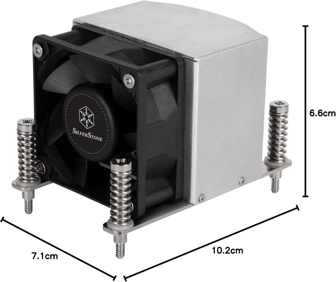 Silverstone SST-AR09-AM4 - Ausgezeichnetes 2HE-Serverkühlungssystem für AMD AM4