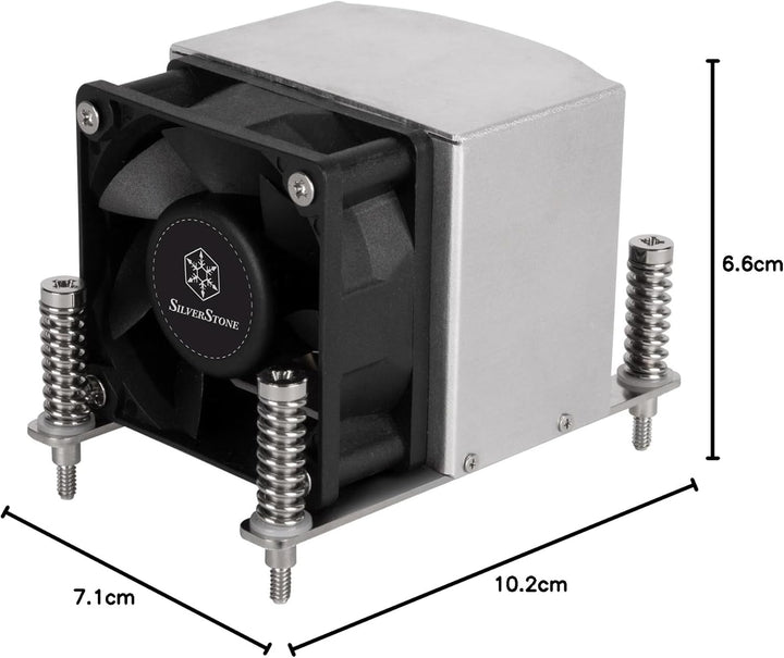Silverstone SST-AR09-AM4 - Ausgezeichnetes 2HE-Serverkühlungssystem für AMD AM4