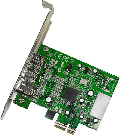 StarTech.com 3 Port 800+400 FireWire PCI Express Schnittstellen Combo Karte - PCIe 3 Port FireWire C