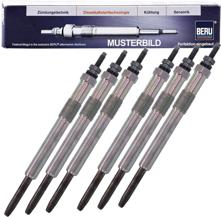 6x Glühkerze Original BERU Duraterm GN008
