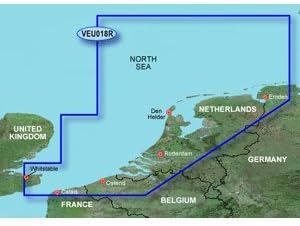 Garmin BlueChart VEU018R, Seeregion Niederlande VEU018R - Pays-Bas, VEU018R - Pays-Bas