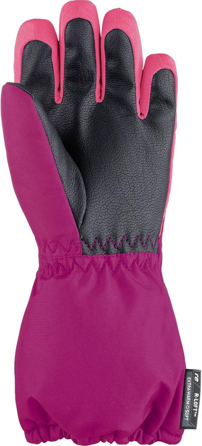 Reusch Baby-Mädchen Tom extra Warmer, winddichter und atmungsaktiver Skihandschuh V 3329 fuchs purp/