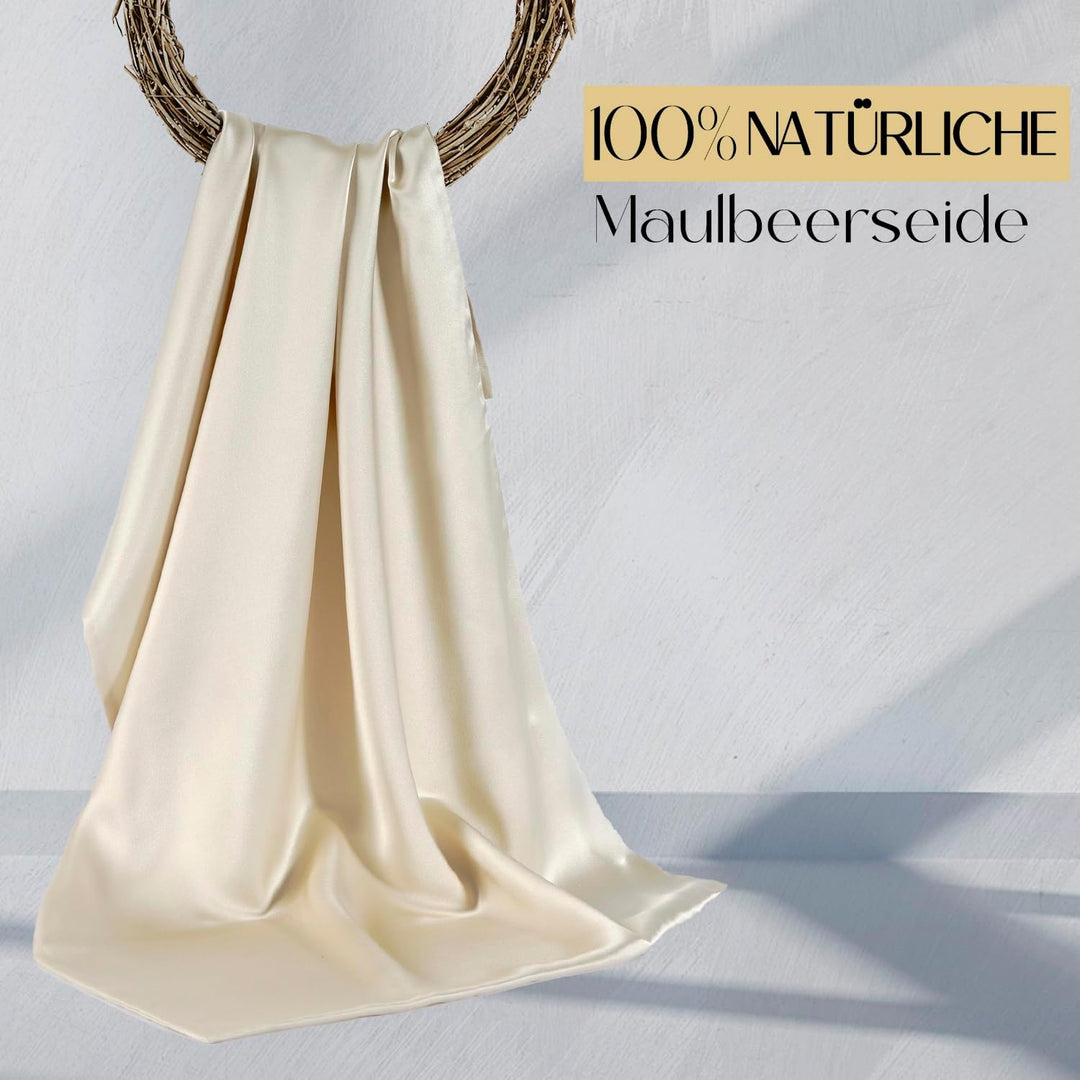 ZIMASILK Kissenbezug aus 100% Seide für Haare und Haut. Doppelseitige 19 Momme Reine Maulbeerseide K