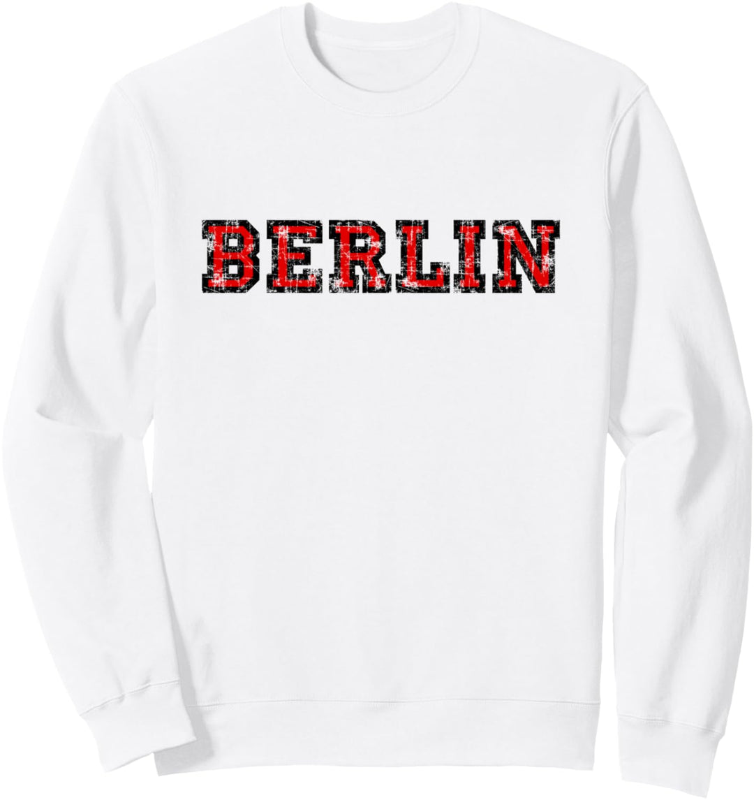 Vintage Berlin (Schwarz/Rot) Berlin Sweatshirt