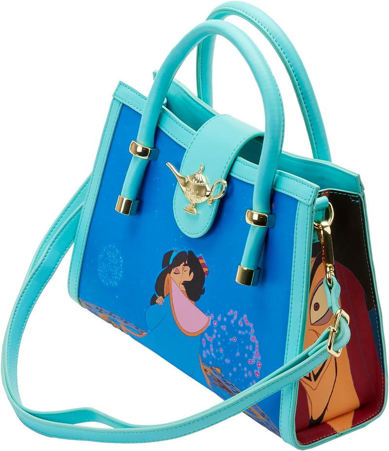 Loungefly Disney Aladdin Jasmin Prinzessin Szenen Umhängetasche, Multicolored