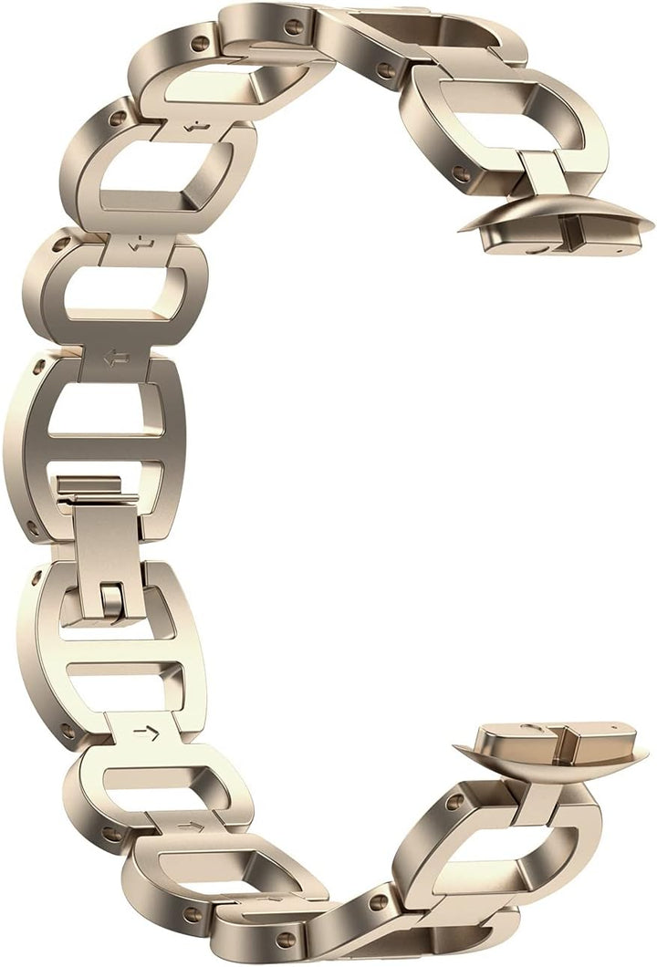 Chofit Armbänder kompatibel mit Fitbit Luxe Armband, klassisches Metall Edelstahl Armband Armbänder