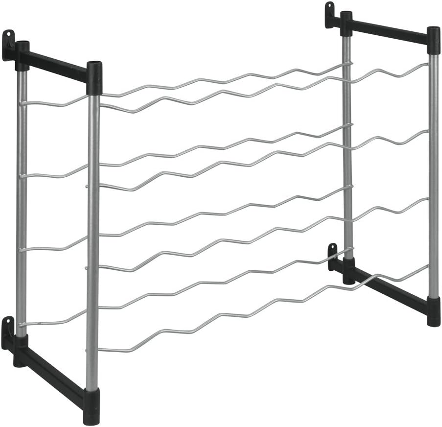 Metaltex 383724039 Flaschenregal für 24 Flaschen 59 x 26 x 45 cm Cabernet, Für 24 Flaschen