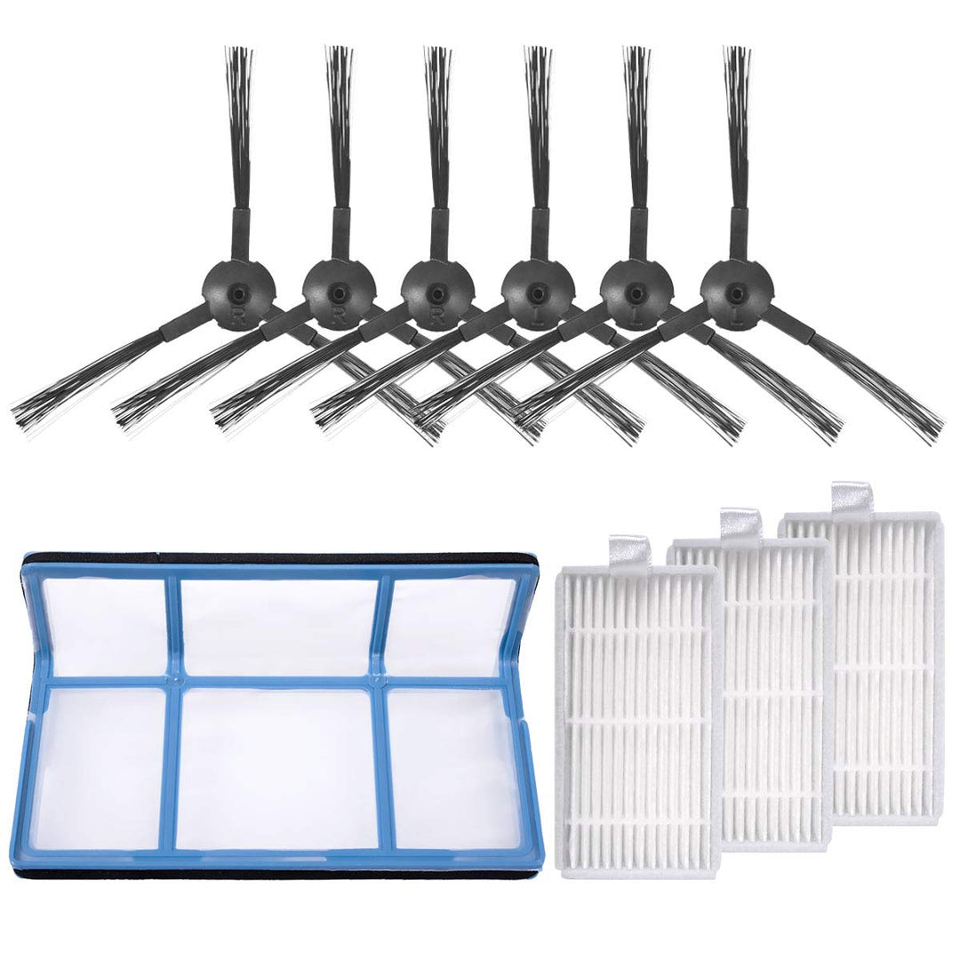 KEEPOW 10 Zubehör für ZACO V5sPro und V5x Saugroboter, Ersatzteile auch Kompatibel mit ILIFE V5s Pro