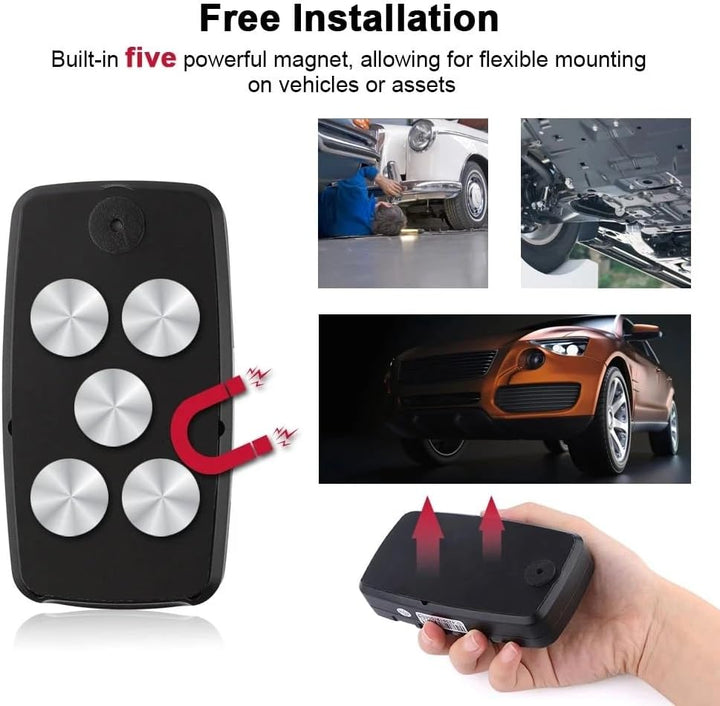 Winnes 4G GPS Tracker Auto ohne ABO, Echtzeit Ortung, Geo-Fence & Alarm (Vibration, Bewegung, Geschw