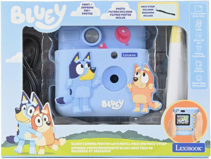 Lexibook, Starcam® Print, Kameraset mit Sofortdrucker, SD-Karte, 4 Papierrollen, Handschlaufe, 3D Bl