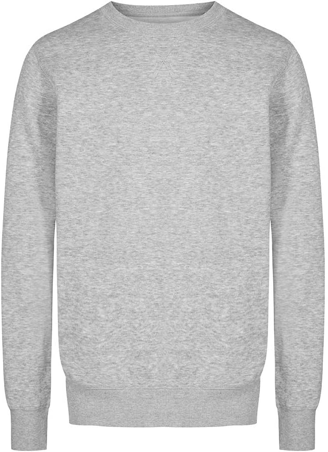 X.O Sweatshirt Plus Size Herren, Grau-Melange, XXXL
