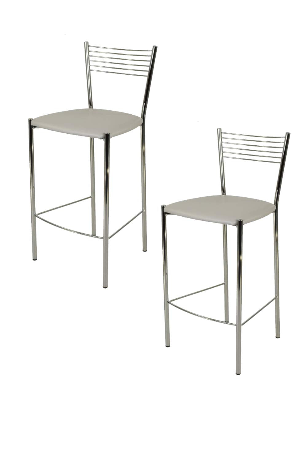 t m c s Tommychairs - 2er Set Moderne Barhocker Elegance für Küche und Esszimmer, Robustes Gestell a
