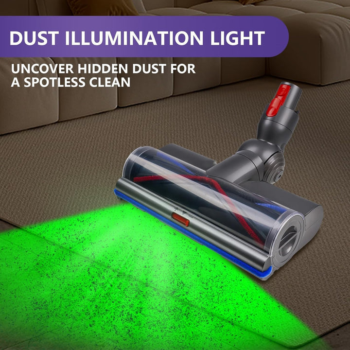Torque Drive Bodendüse für Dyson V7 V8 V10 V11 V15 Anti-Tangle EinstellbareSaugkraft Elektrische Bod