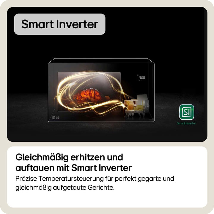 LG - Mikrowelle, Grill, Smart Inverter 476 x 272 x 388 mm Schwarz