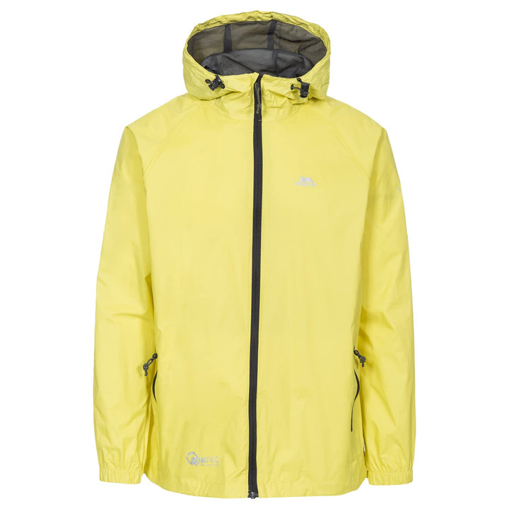 Trespass Unisex Qikpac Jacket Kompakt Zusammenrollbare Wasserdichte Regenjacke (1er Pack), XXS Gelb