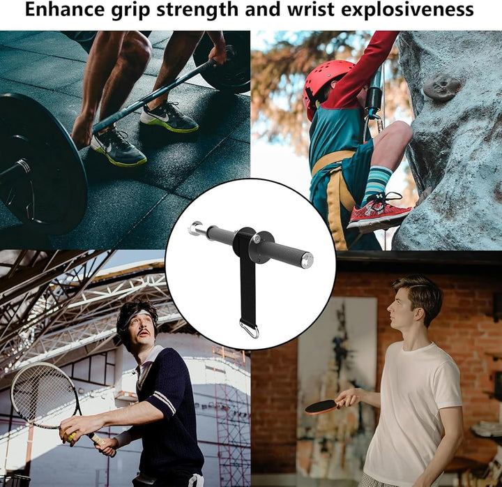 Handgelenk- und Unterarmtrainer, Handgelenkrolle & Unterarmkräftiger für Training und Workout, ideal