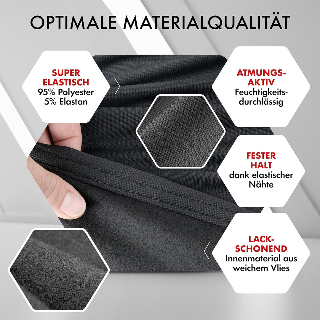 WALSER Premium Abdeckung Auto Indoor Stretch Plus Qualitätssieger Sehr Gut* Autoabdeckung Winter Aut