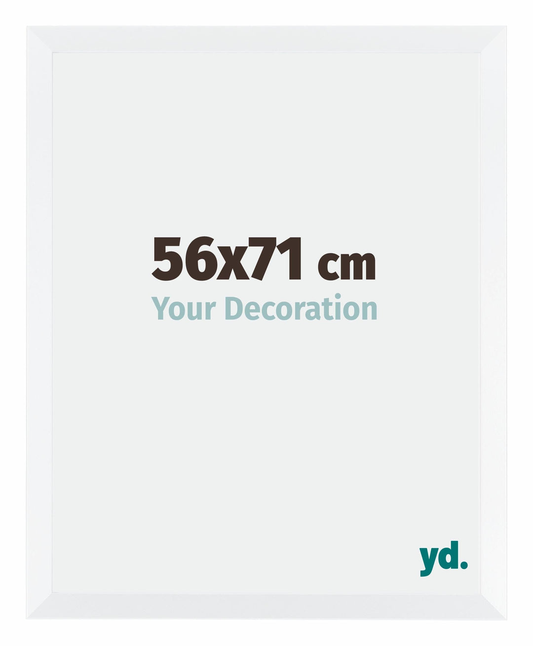 yd. Your Decoration - Bilderrahmen 56,00x71,00 cm - Bilderrahmen aus MDF mit Acrylglas - Antireflex