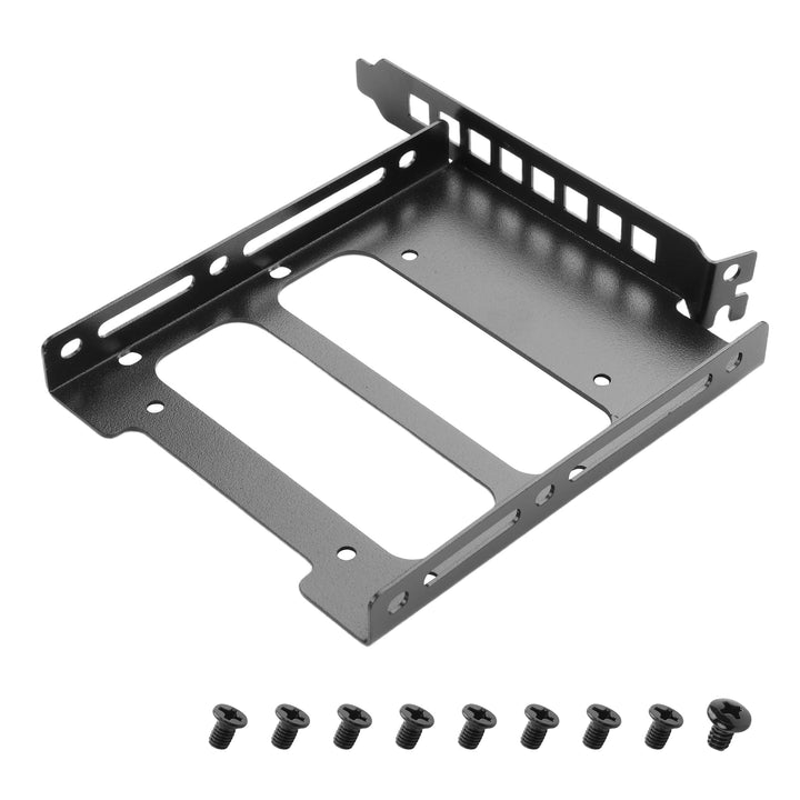 YAODHAOD 2,5 "/3,5" PCI-Slot-SSD-Montagehalter Hinterpanel-Montagehalter, 2 x 2,5-Zoll-SSD-zu-PCI-in