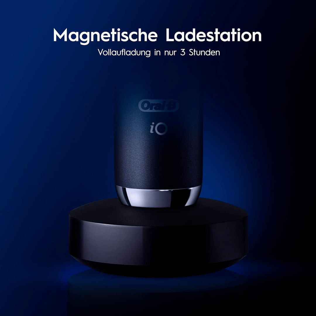 Oral-B iO Series 9 Plus Edition Elektrische Zahnbürste/Electric Toothbrush, PLUS 3 Aufsteckbürsten,