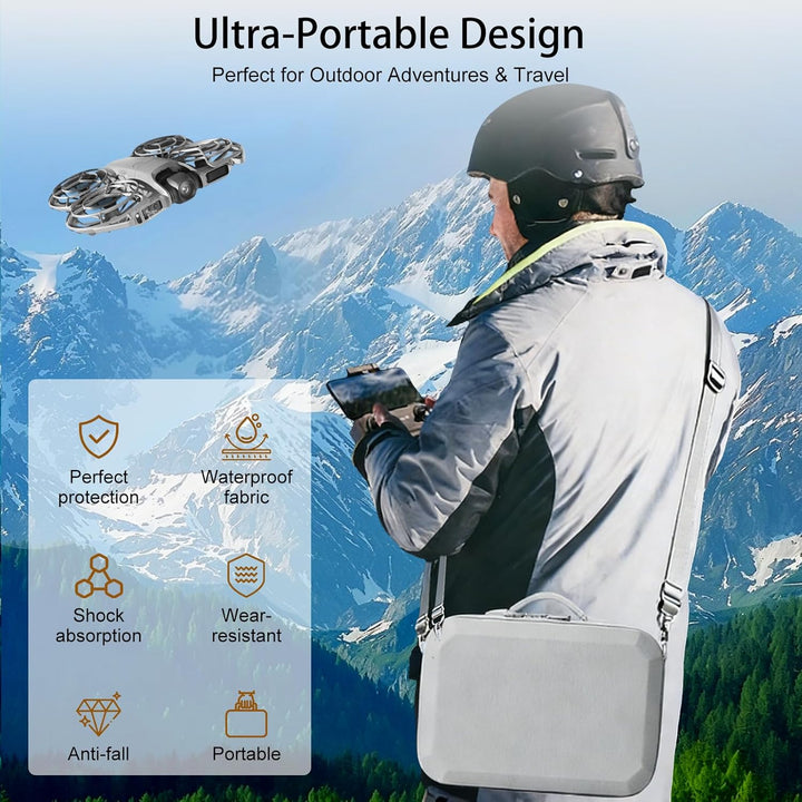 Tasche für DJI Neo 2 Case, Tragetasche für DJI Neo 2 Fly More Combo Zubehör Tragbare, Kompakte Reise