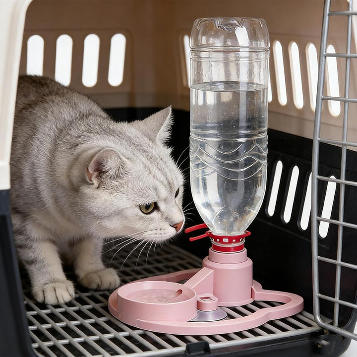 Katzen-Getränkespender mit Saugnapf, automatischer Ständer für Kätzchen, für Hunde, kleine, mittelgr