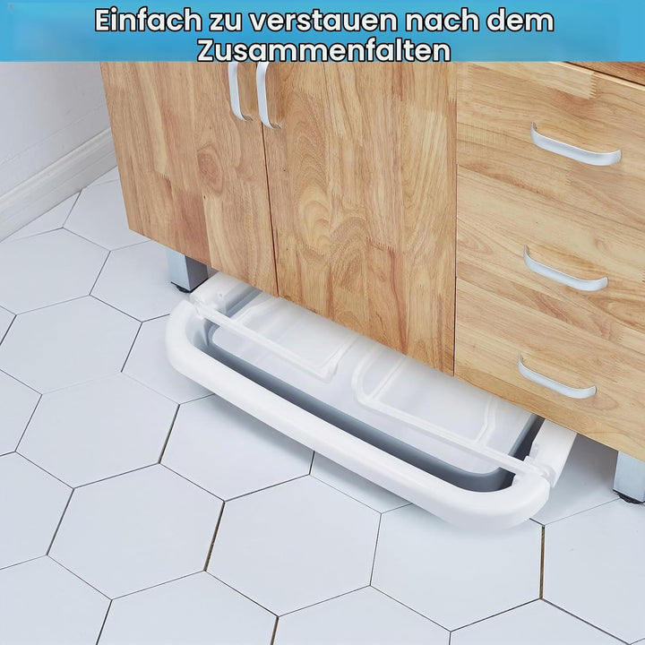 ddLUCK Faltbare Hundebadewanne, Tragbare Haustier-Badewanne, Faltbare Stabile Badewanne für Welpen K