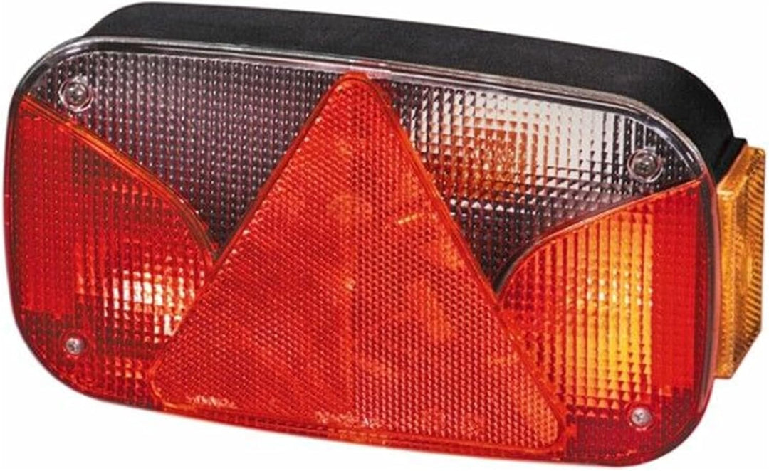 HELLA Rückleuchte - Glühlampe - 12V - Anbau/geschraubt - ECE - Lichtscheibenfarbe: weiss/rot - Steck