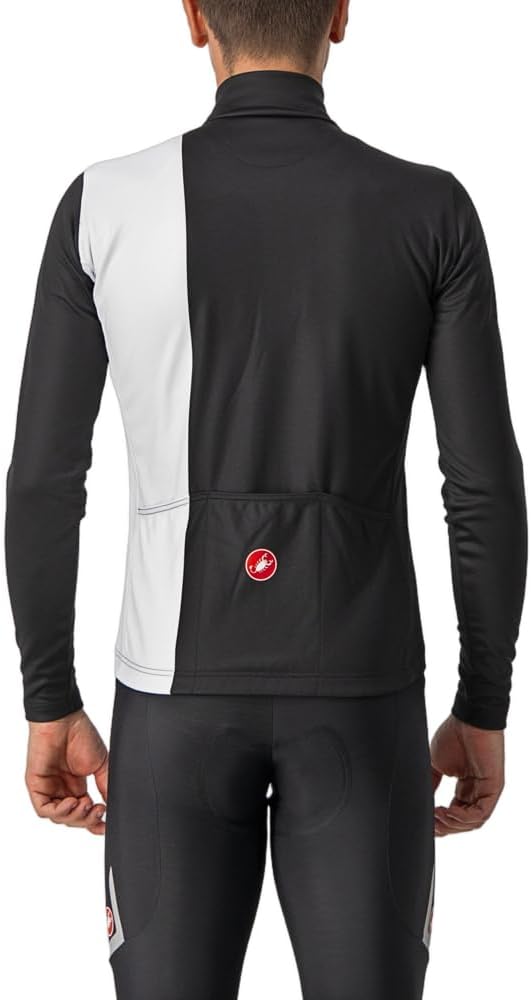 CASTELLI Herren Traguardo Jersey Fz Sweatshirt S Hellschwarz/Weiss, S Hellschwarz/Weiß