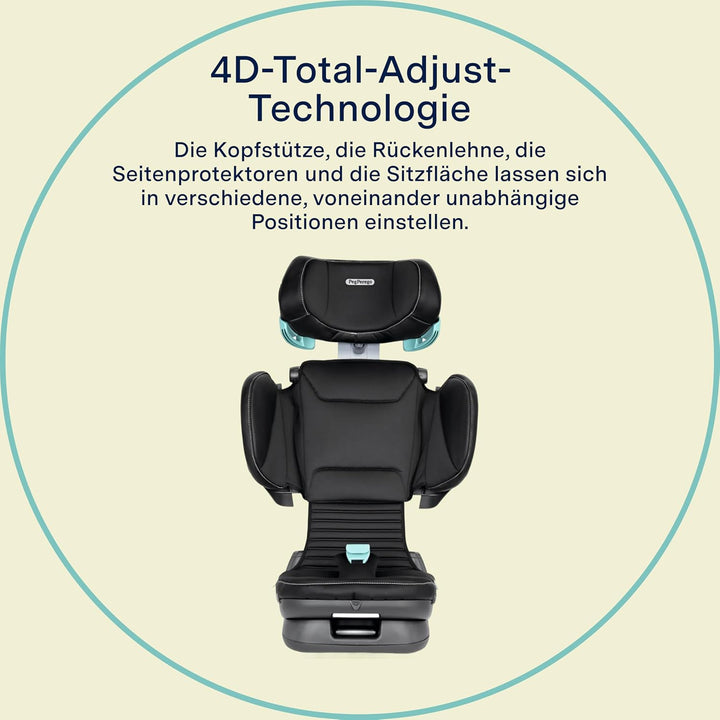 Peg Perego Viaggio Flex Autositz ISOFIX mit fortschrittlicher Technologie, verstellbar, klappbar, ve