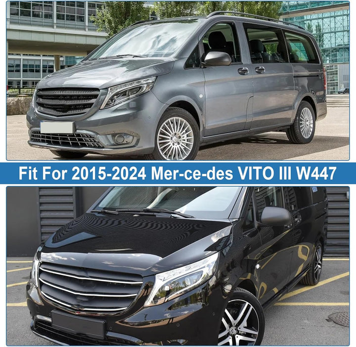 Windschutzscheibenabdeckung für Benz Vito W447 2015-2024, mit Innenbaumwolle, Externe thermische Win