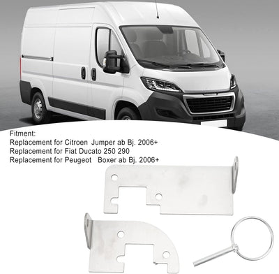 KIMISS Camper Door Security Device, Metalltür Einbruchschutz Sicherheit Anti Diebstahl Prick Device