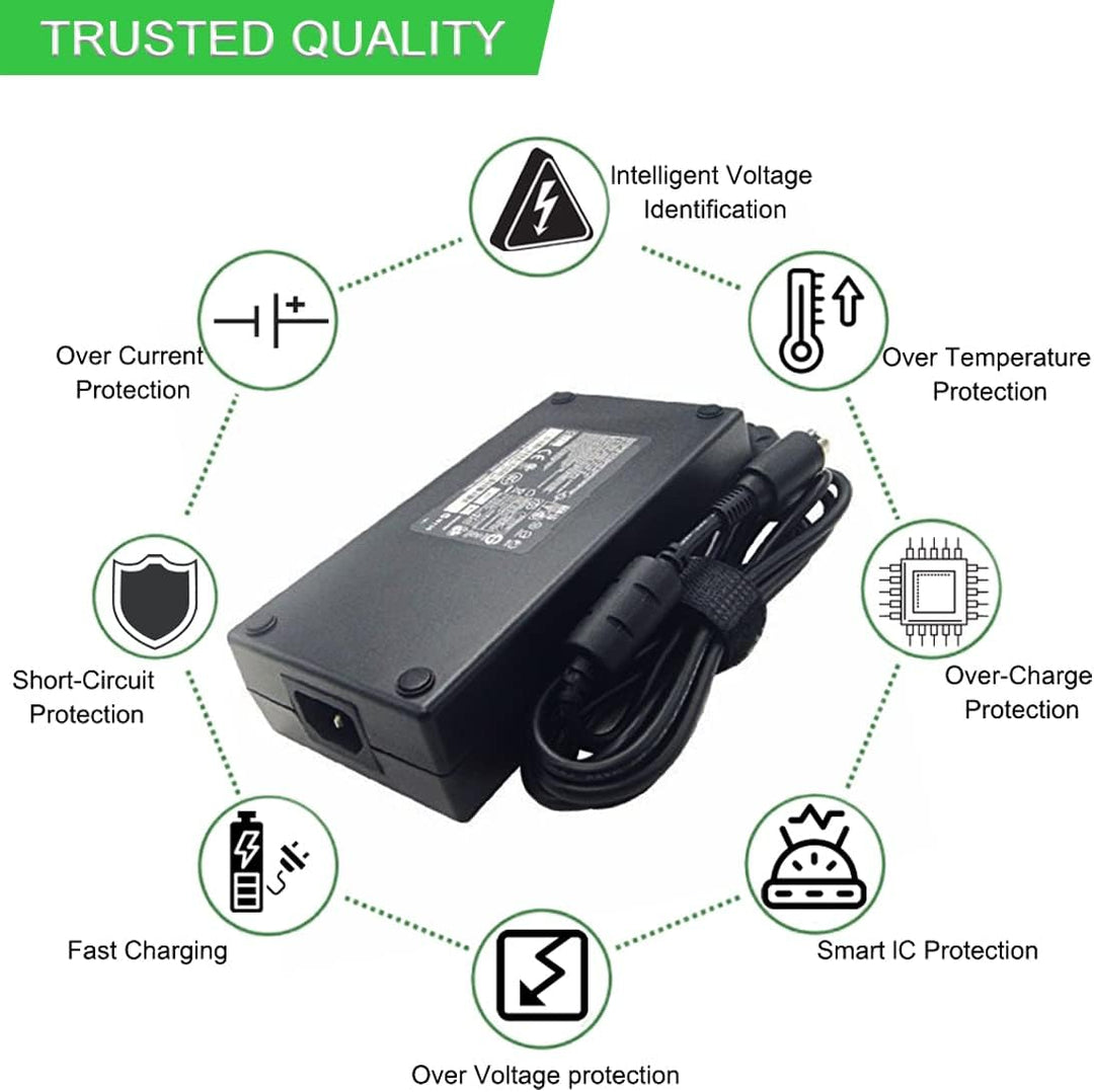 XITAIAN PA3546E-1AC3 19V 9.5A 180W 4Pin Adapter Netzteil Ladegerät Ersatz für Qosmio X505-Q860 PQX33