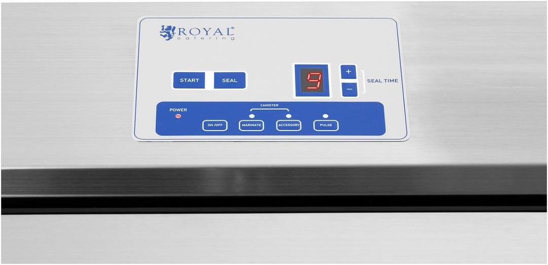 Royal Catering RCVG-41Vakuumierer Edelstahl Vakuumiergerät Einschweissgerät Vakuummaschine 31 cm
