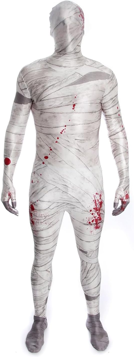 Morphsuits Offizielles Mumie Kostüm für Erwachsene, Halloween und Karneval Ganzkörperanzug - L (163c
