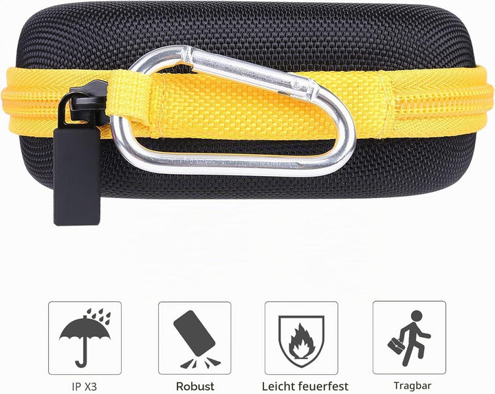 co2CREA Case Harte Reiseschutzhülle Etui Tasche für Logitech Pebble Mouse 2 M350s /M350 Pebble/Logit