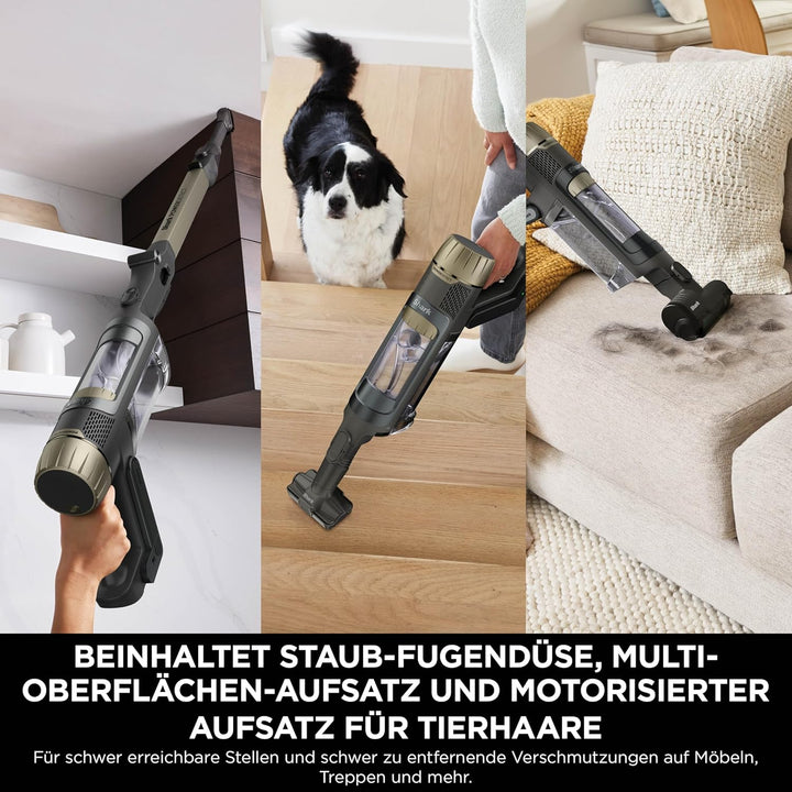 Shark PowerDetect Clean & Empty Akku-Staubsauger mit Absaugstation, bis 70 Min. Laufzeit, kabellos,