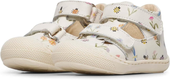 Naturino Halb geschlossene Sandalen, 17 EU Creme Wei&#xDF;
