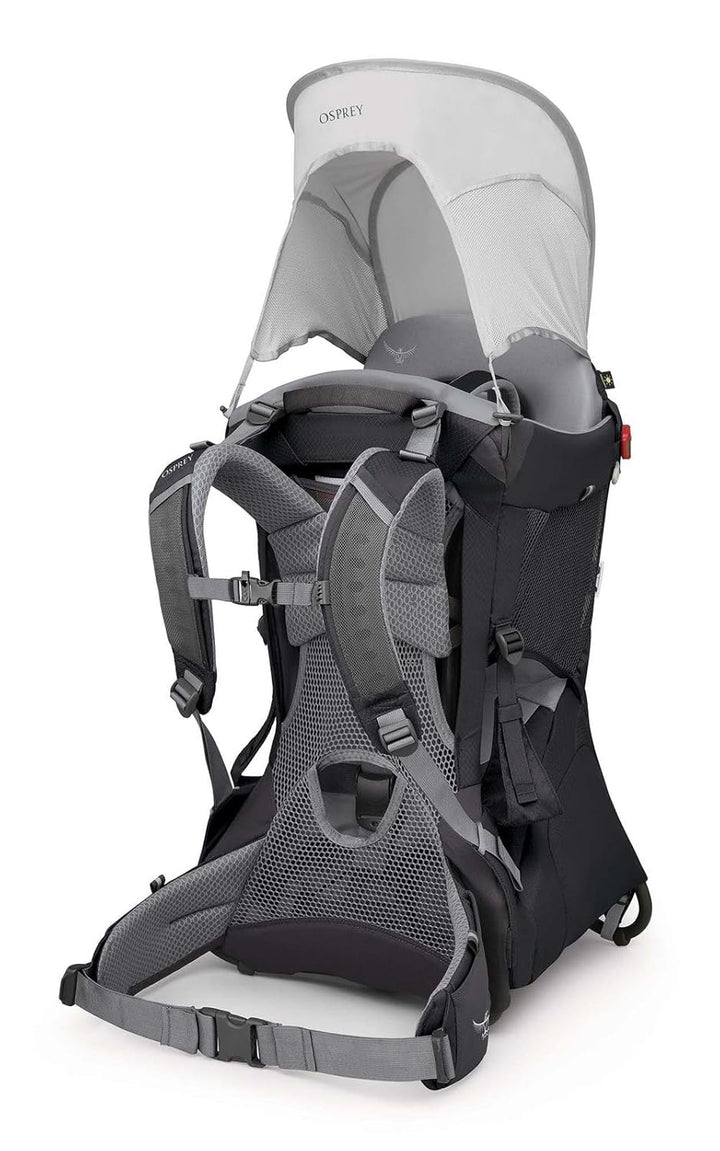 Osprey Poco Child Carriers - Deluxe child cokpit - Buil-in sunshade - Breathable Suspension - Adjust