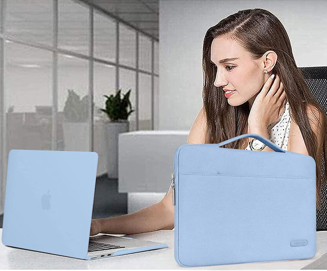MOSISO Kompatibel mit MacBook Air 13,6 Zoll Hülle 2022-2024 A2681 mit M2 Chip Touch ID,Plastik Harts