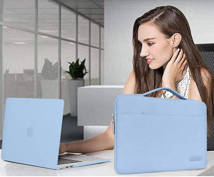 MOSISO Kompatibel mit MacBook Air 13,6 Zoll Hülle 2022-2024 A2681 mit M2 Chip Touch ID,Plastik Harts