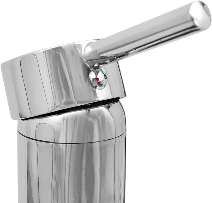 WIFESE Bad-Waschbecken mit Mischbatterie Keramik Oval Weiss 40x33x13,5 CM Aufsatzwaschbecken Eckig B