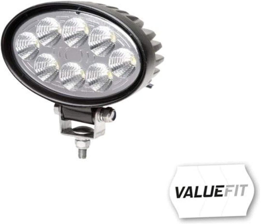 HELLA - LED-Arbeitsscheinwerfer - Valuefit O1200 - 24/12V - 1200lm - Anbau/geschraubt - schwenkbarer