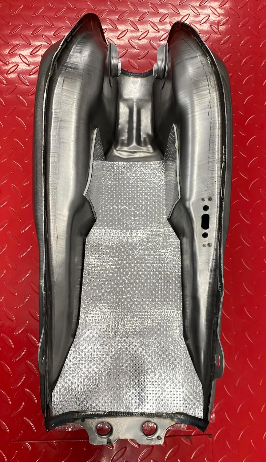 2 X Hitzeschutz Selbstklebend Auspuff oder Motor Aluminium Reflektierend Blatt 100cm x 33cm Ideal fü