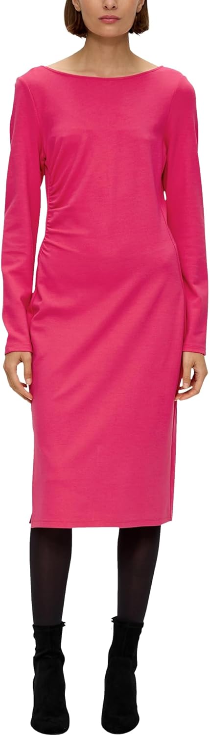 s.Oliver BLACK LABEL Jerseykleid aus Viskosemix 34 Rosa, 34 Rosa