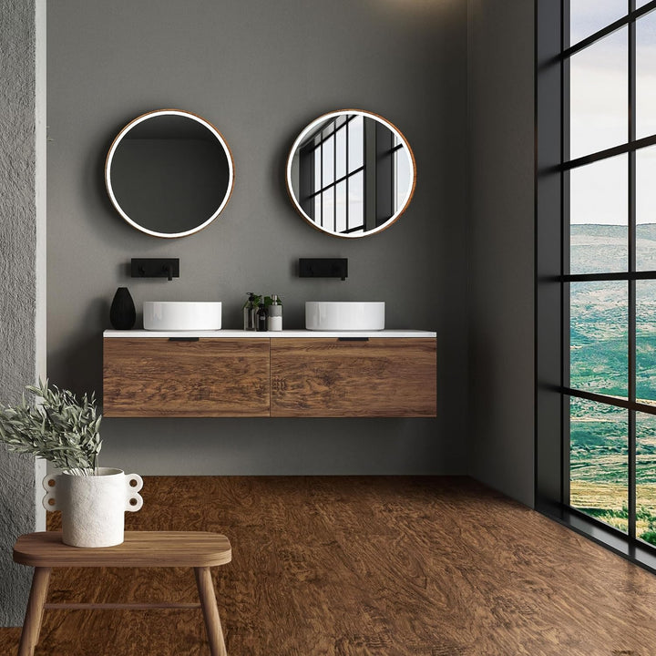 ML-Design Deluxe PVC Bodenbelag, Click Vinyl-Dielen, Vinylboden, 122 cm x 18 cm x 4,2 mm, Dicke 4,2