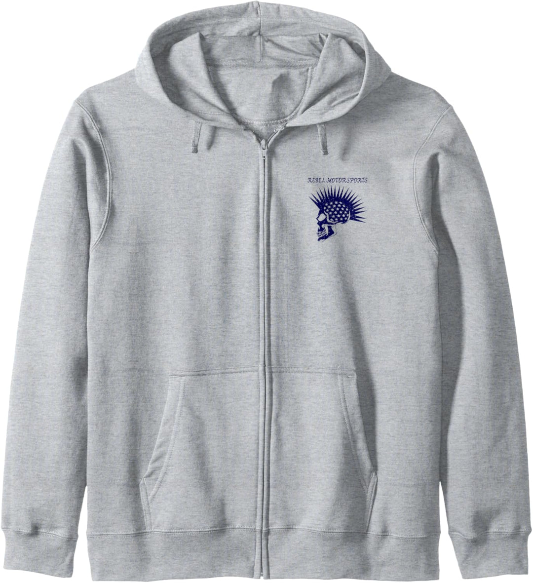 Rebel Motorsports Doppelseitig Rebel Rebel Kapuzenjacke